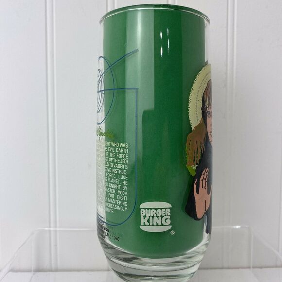 Star Wars: Return Of The Jedi - Luke Skywalker Burger King Glass 1980 Coca-Cola - Picture 6 of 7